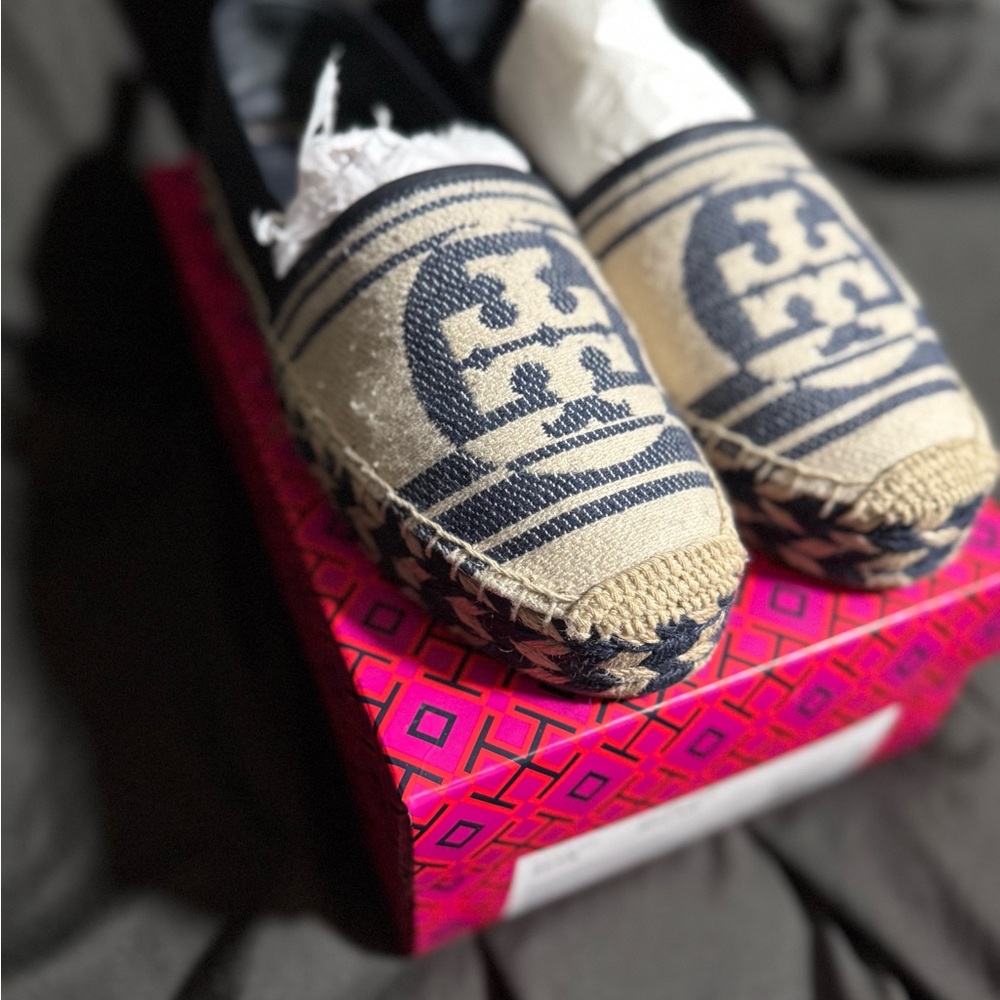 Tory Burch Navy Espadrilles - image 1